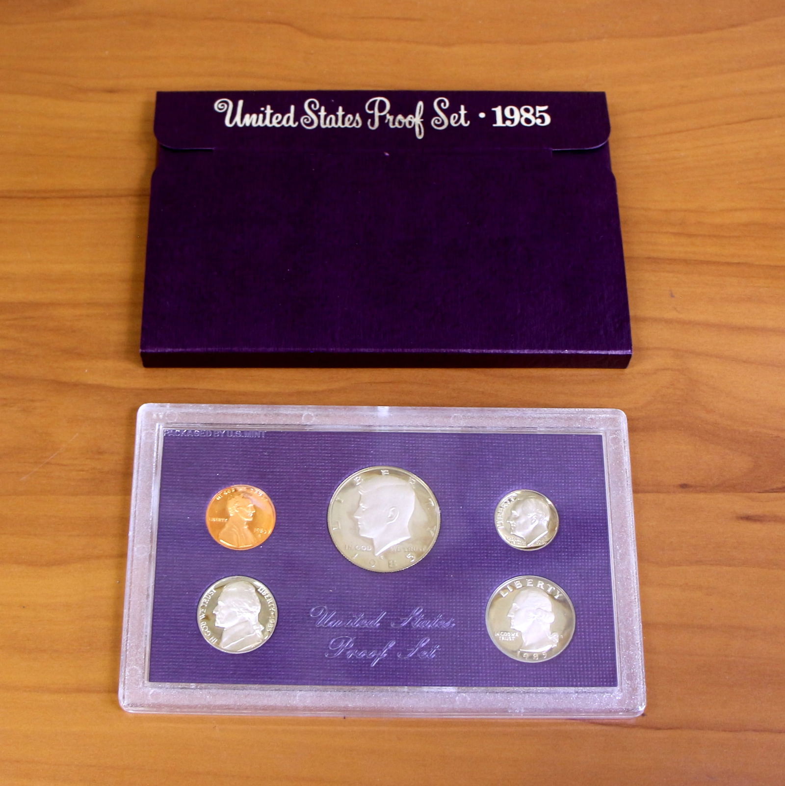 US Mint Proof Coin Set OGP: Contains one set from 1985-1993. In original government packaging and box. 11