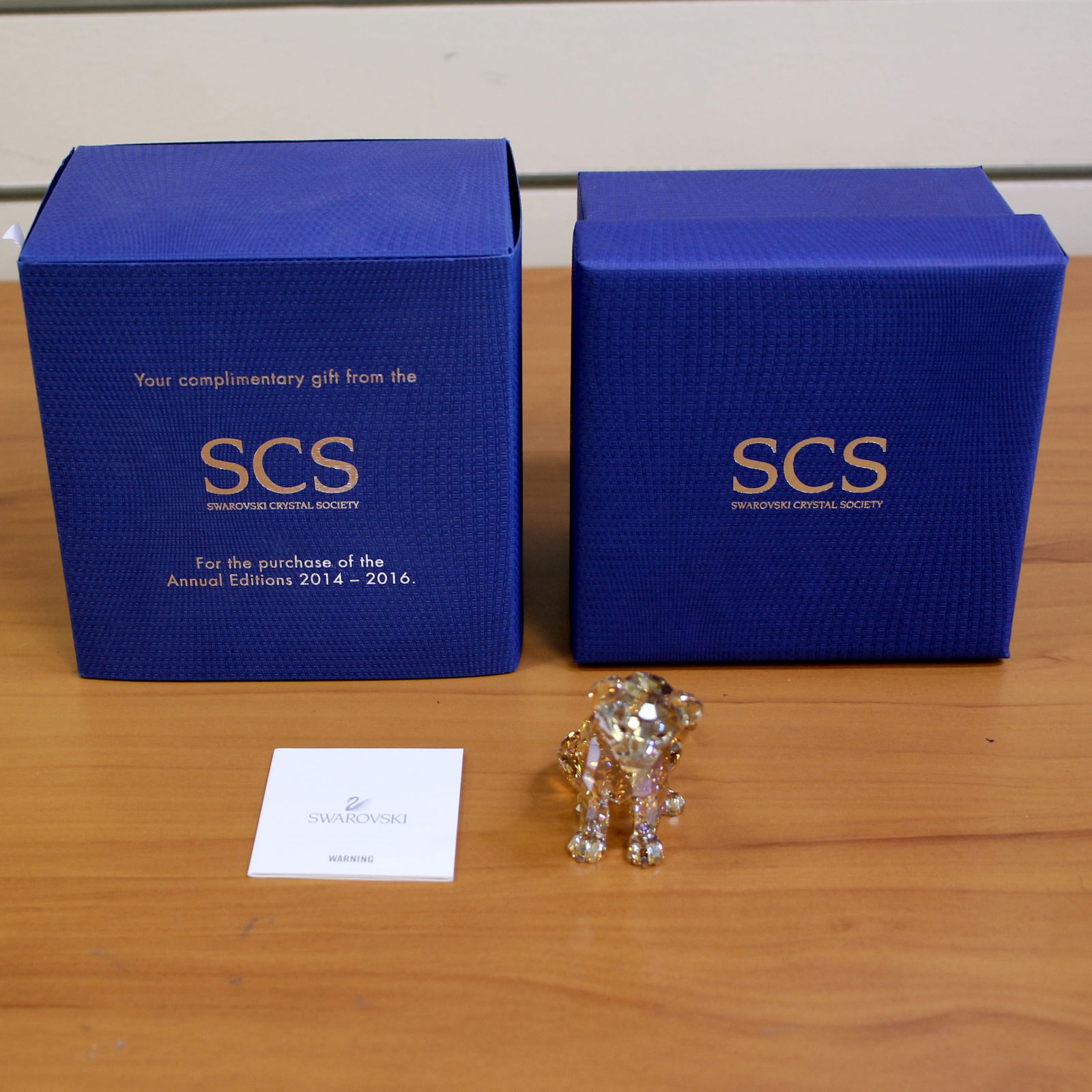 Swarovski Crystal 5173246 SCS Lion Cub with Box: Excellent condition with box.