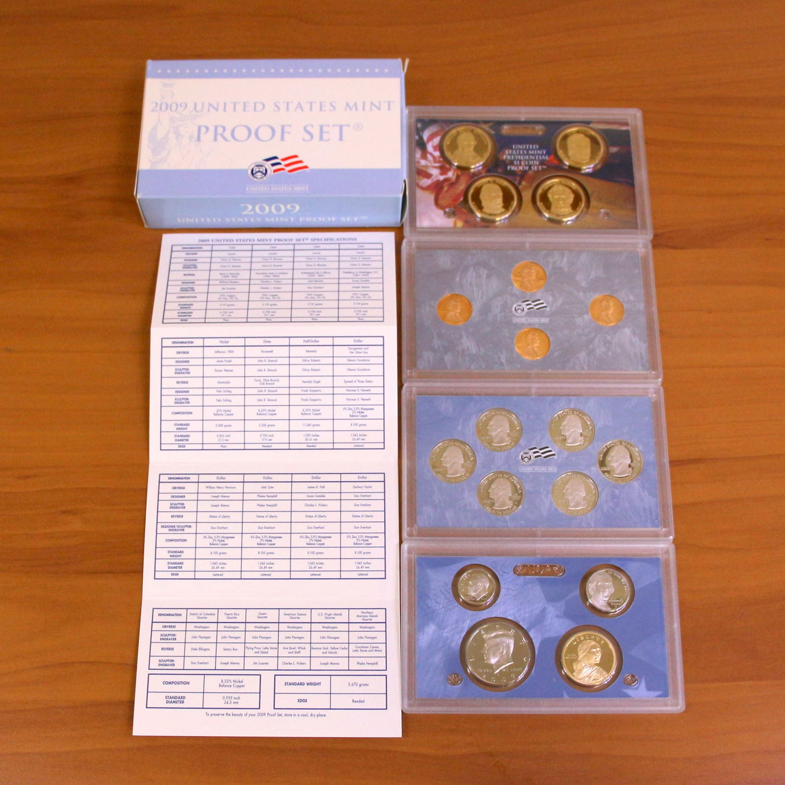 2009 US Mint Four Set Proof Coin Collection OGP (1 of 3)
