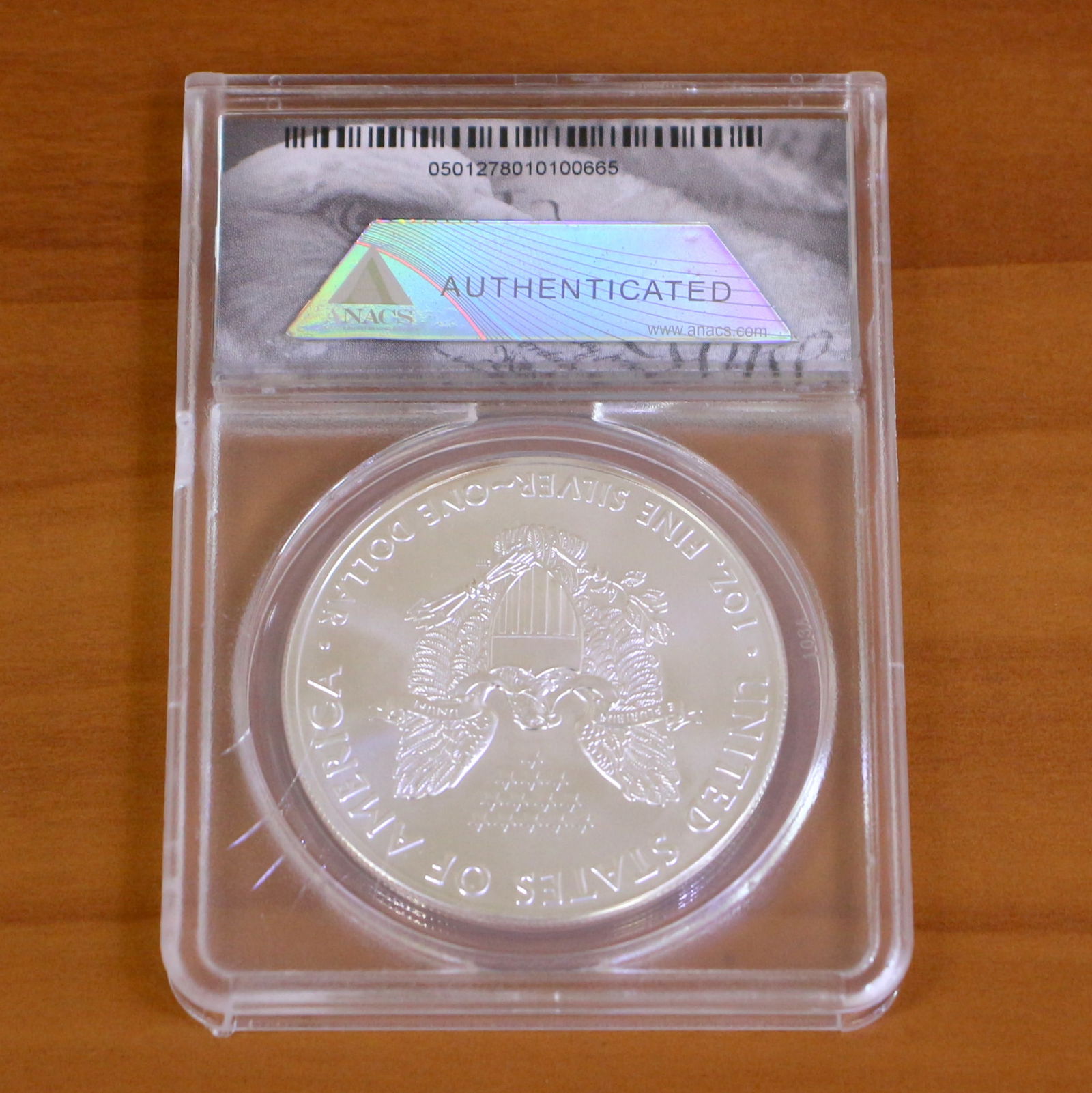 ANACS 2017 MS70 First Strike Silver Eagle Coin - 3