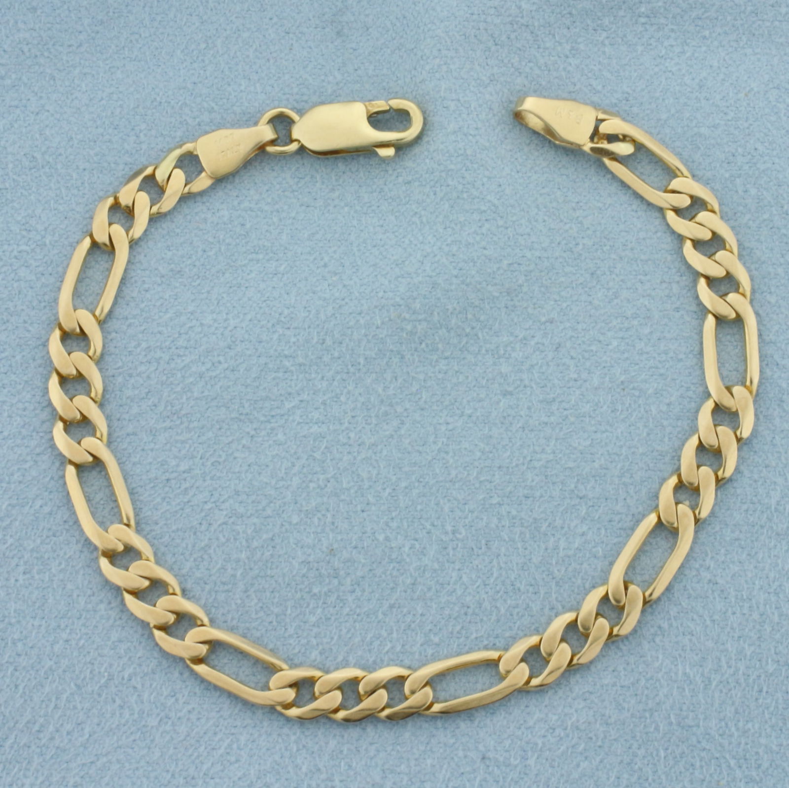 Italian Figaro Link Bracelet in 14k Yellow Gold (1 of 2)