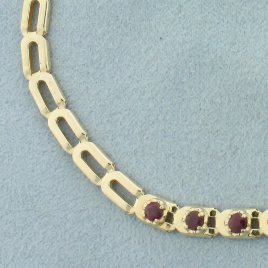Ruby Bracelet in 14k Yellow Gold - 2