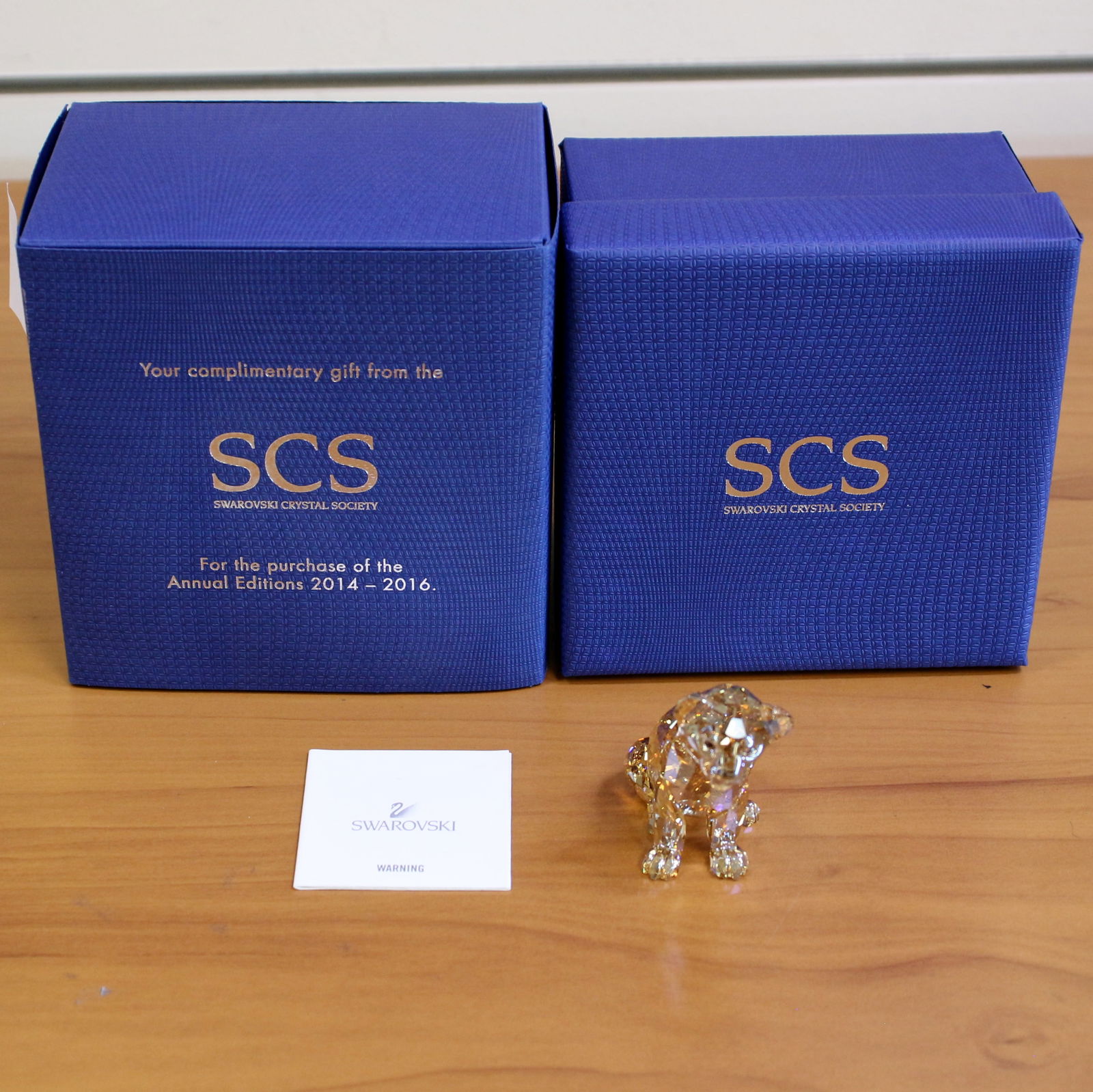 Swarovski Crystal 5173246 SCS Lion Cub with Box: Excellent condition with box.