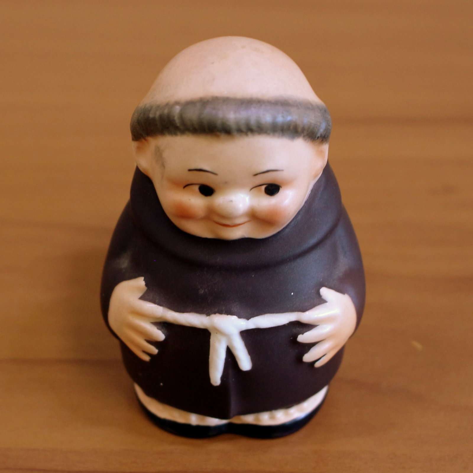 Rare Vintage Goebel Friar Tuck Monk Matchbox Stand (1 of 3)
