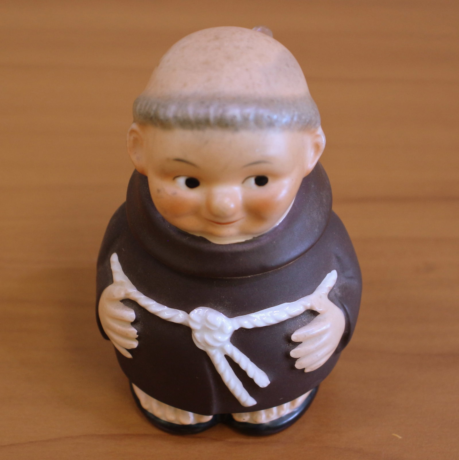 Rare Vintage Goebel Friar Tuck Monk Sugar Jar (1 of 3)