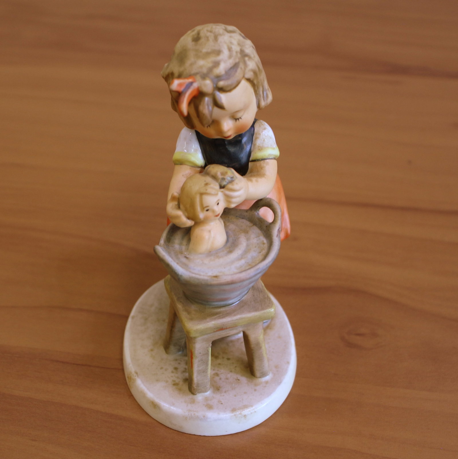 Goebel "Doll Bath" Hummel Figurine (1 of 3)