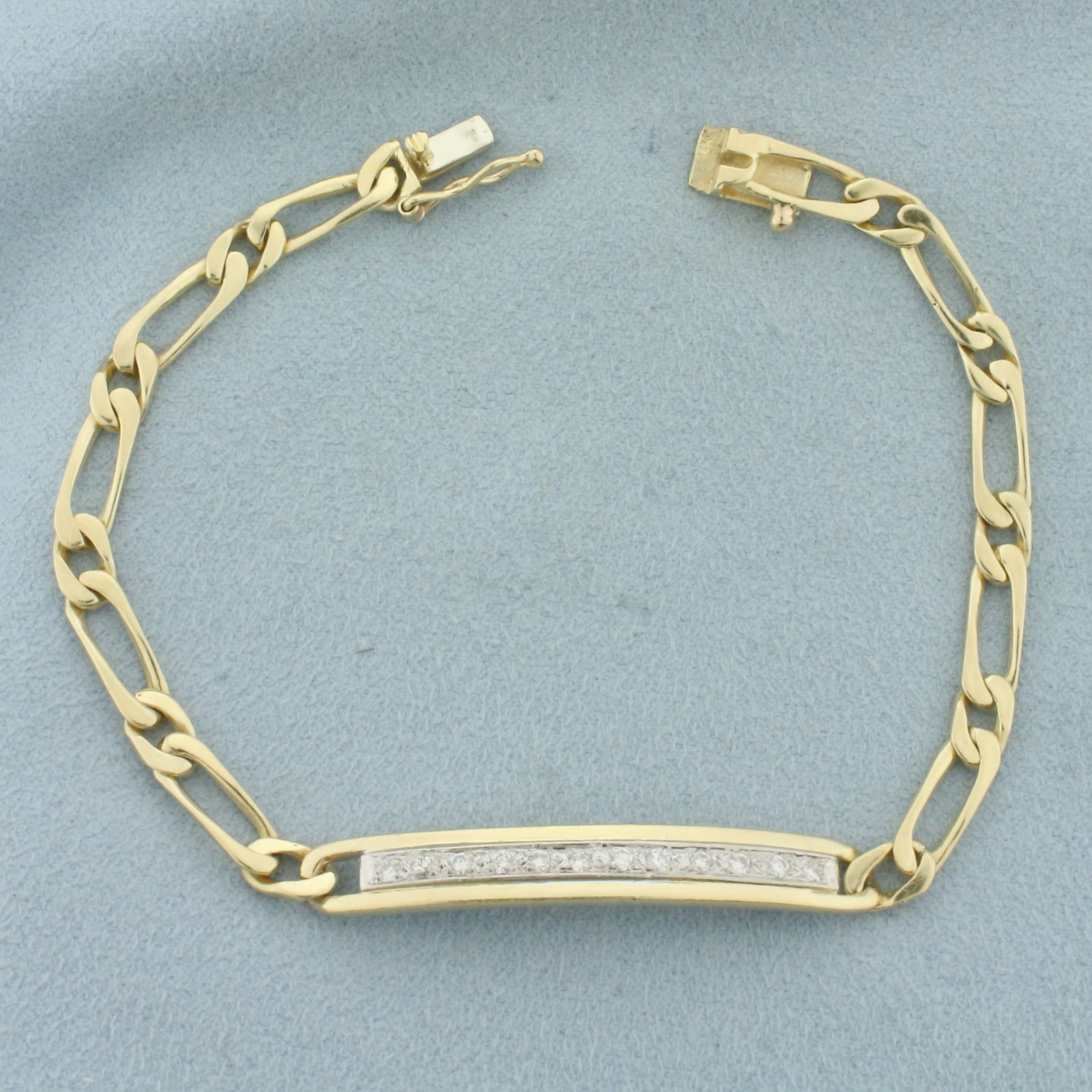 Diamond Bracelet in 14k Yellow Gold (1 of 2)