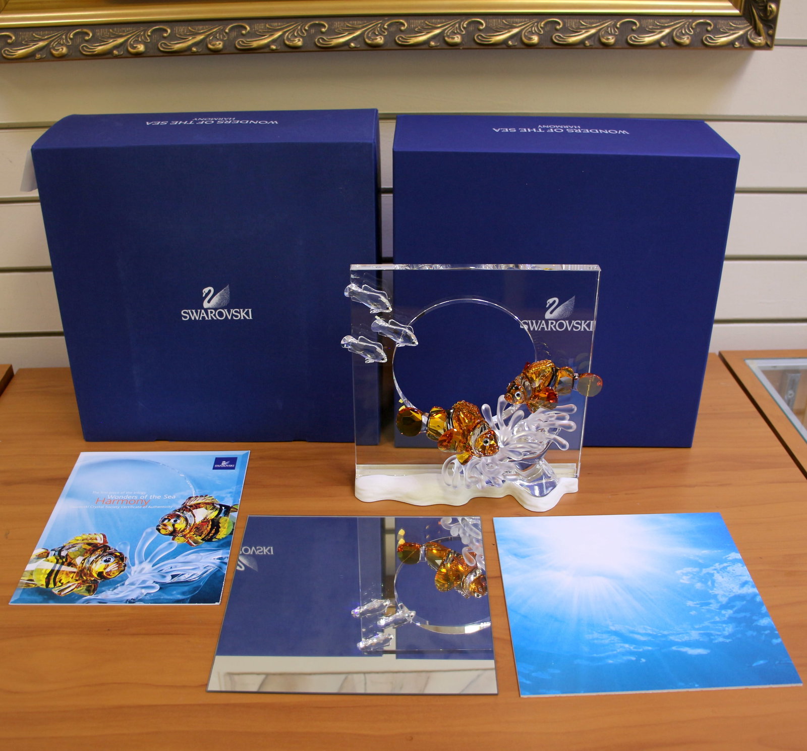 Swarovski Crystal 657120 Wonders of the Sea Harmony Colored 2005 Fish with Box and COA: Excellent condition with original box and certificate.