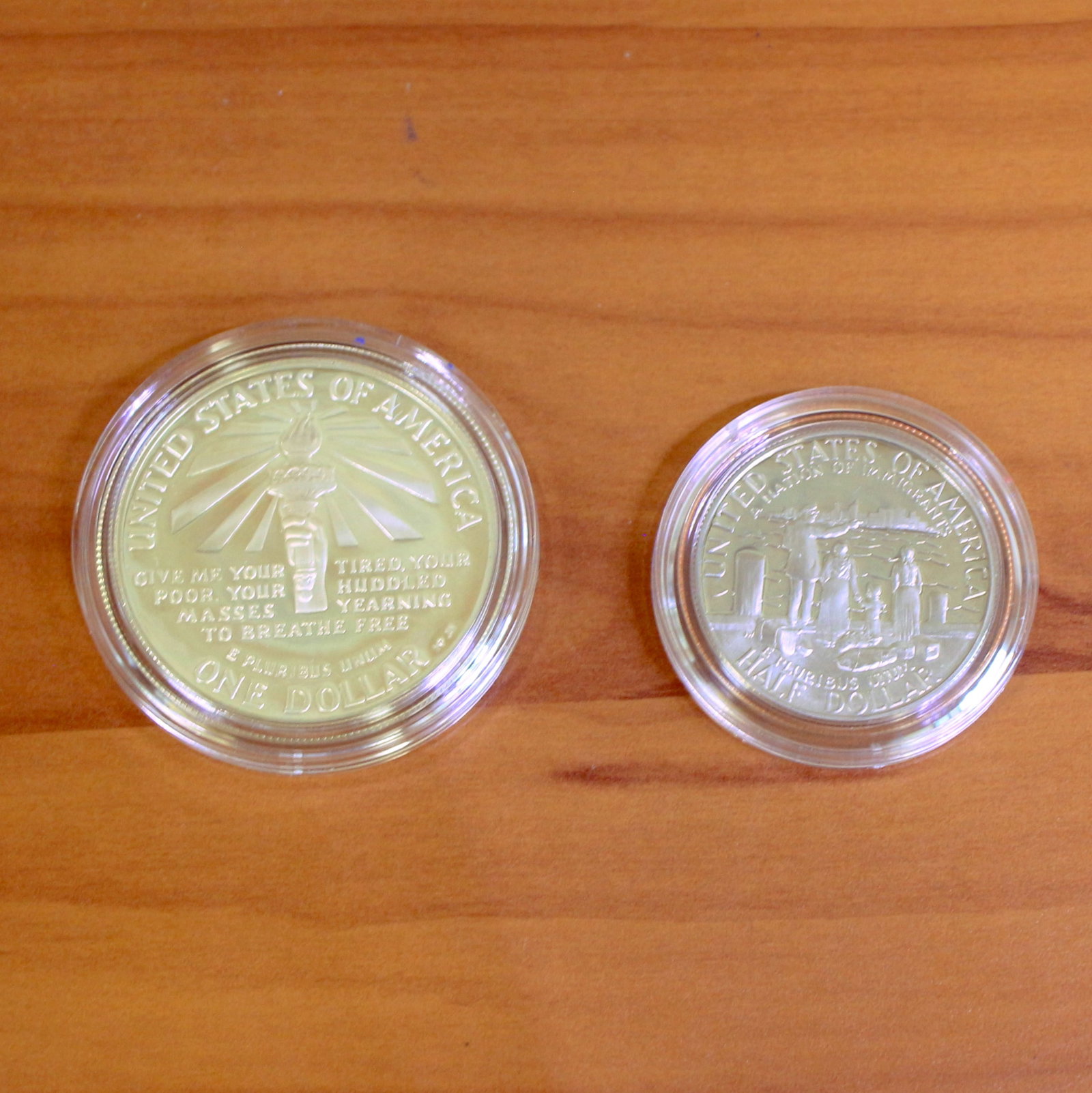 US Mint Silver Liberty Coin Set OGP - 3