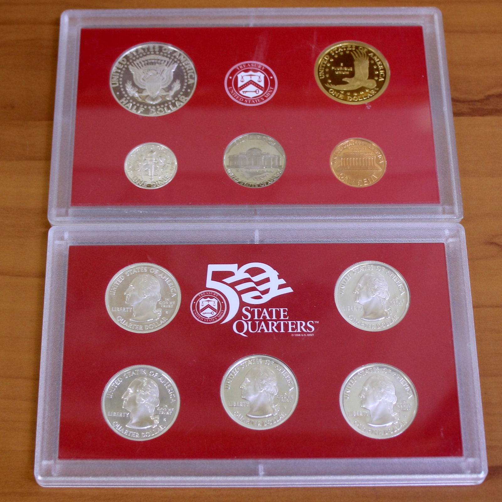 2000 US Mint Silver and Silver State Quarters Proof Coin Sets OGP - 2