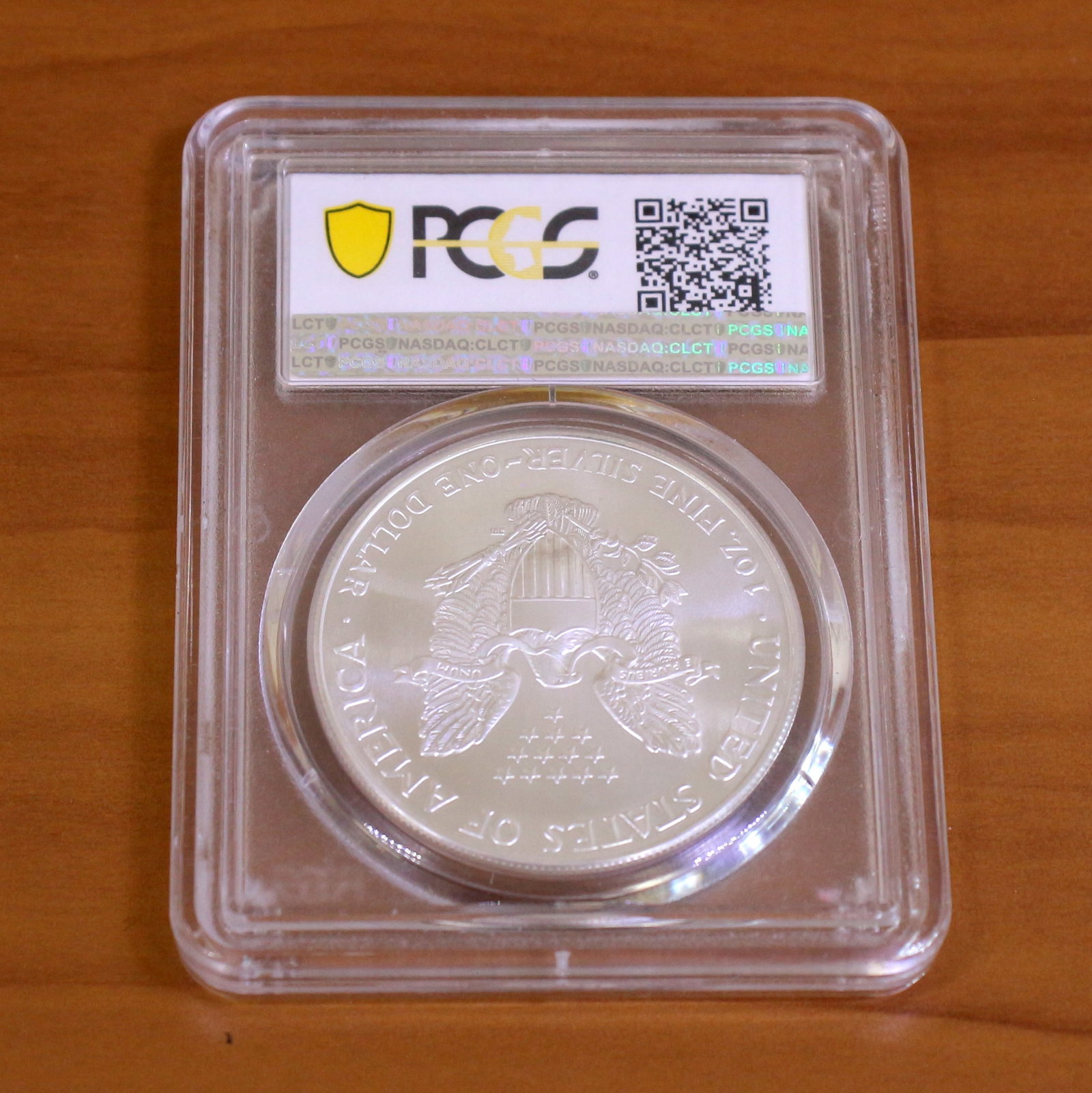 PCGS 1998 MS69 Silver Eagle Coin - 3
