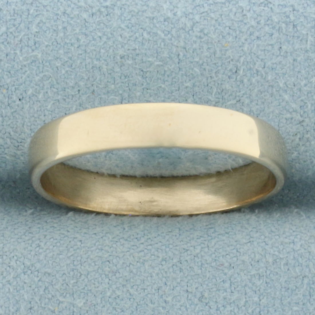 Mens Wedding Band Ring in 14k Yellow Gold (1 of 2)