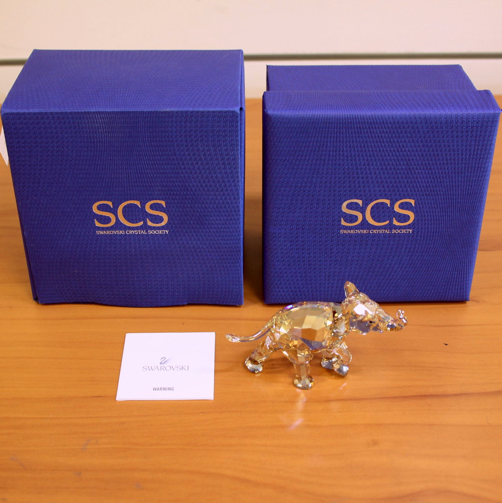 Swarovski Crystal 1142862 Young Elephant SCS with Box: Excellent condition with box.