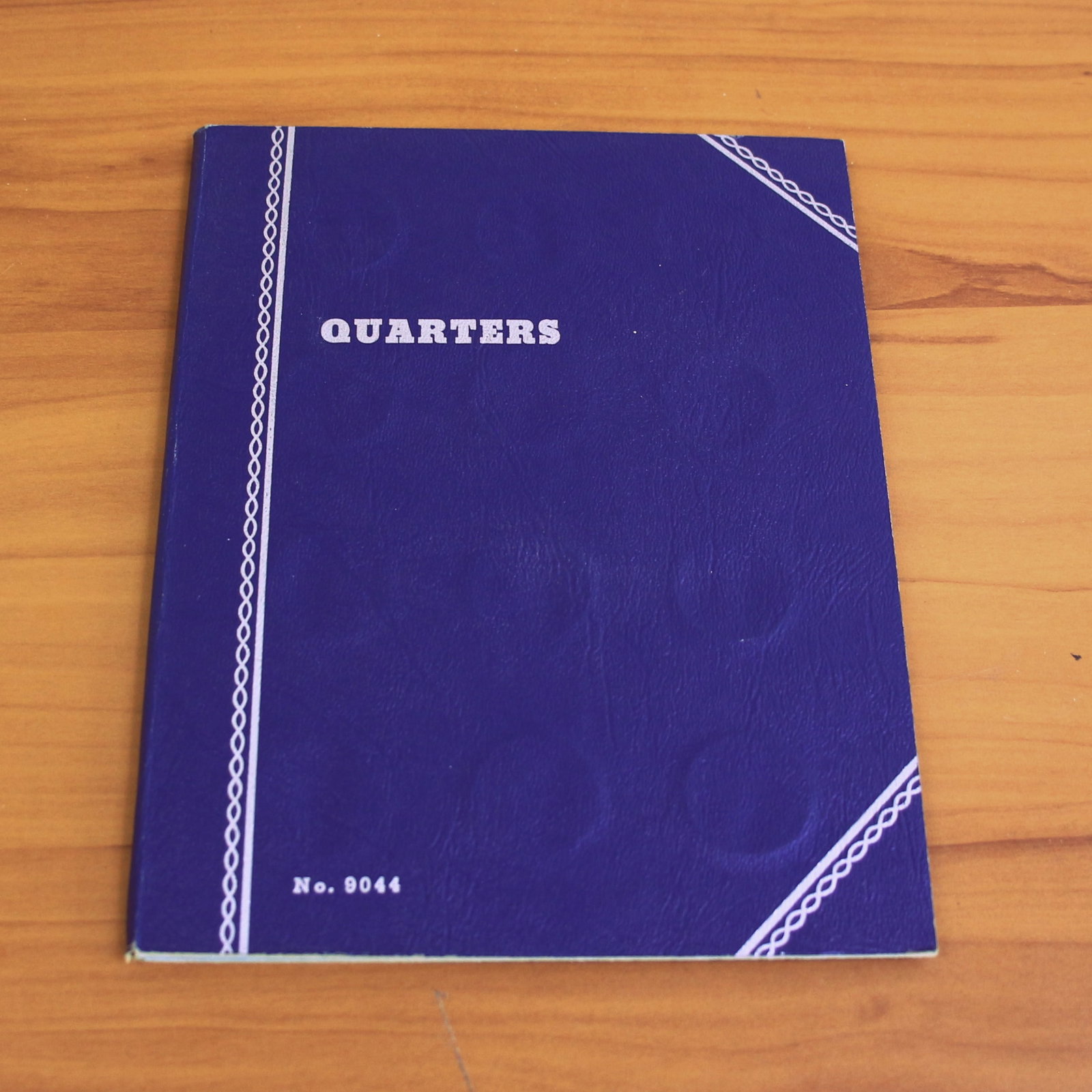 Washington Silver Quarter Coin Collection in Blue Folder Book (1 of 3)