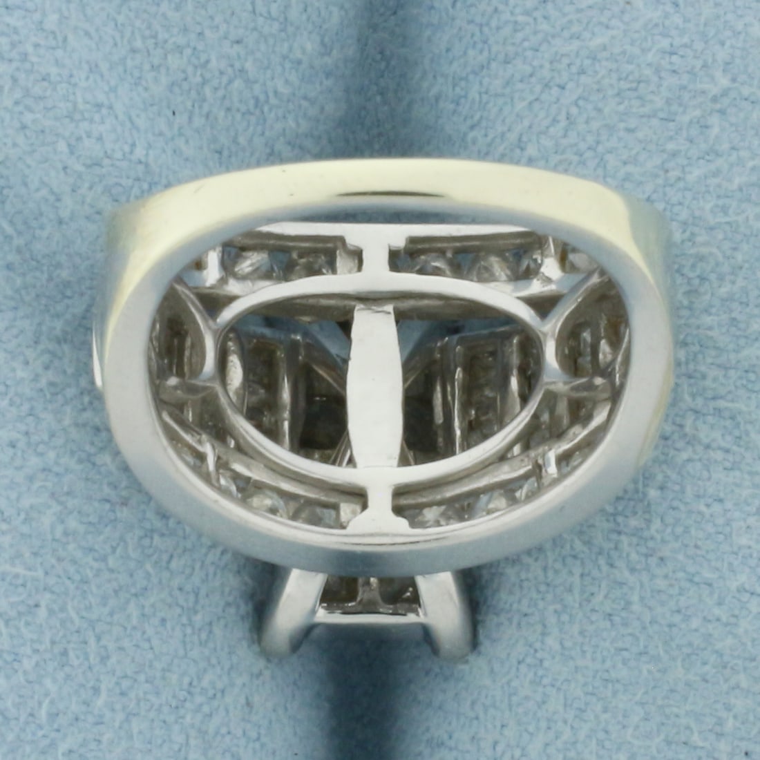 Modern Design Diamond Ring in 10k White Gold - 4