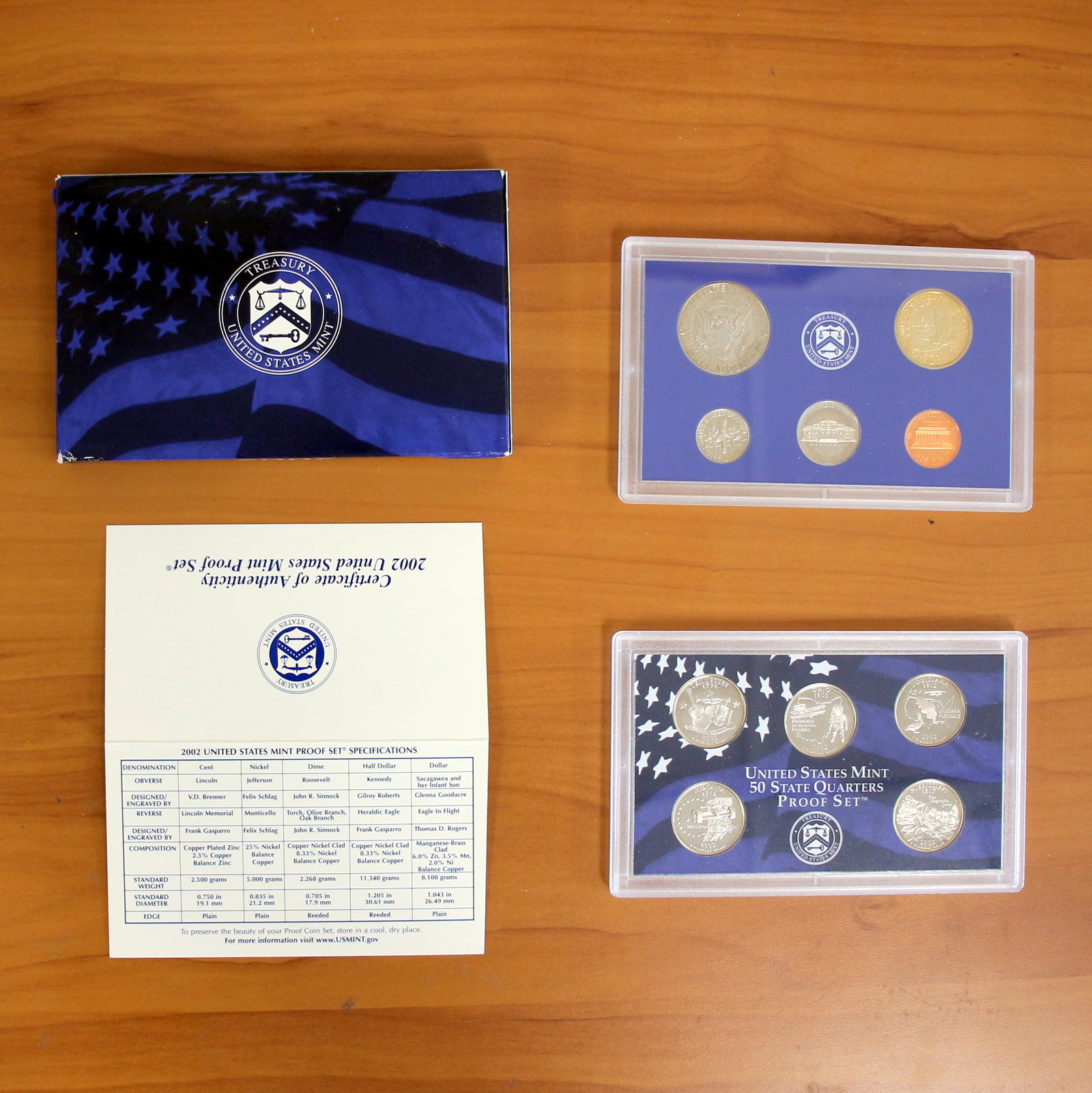 U.S. Mint Proof Coin Set OGP COA - 2