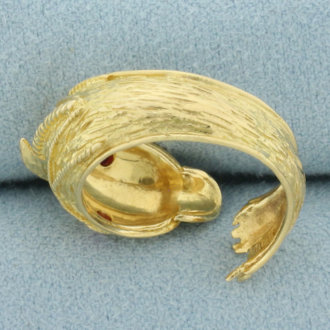 Adjustable Dolphin Ring in 18k Yellow Gold - 4