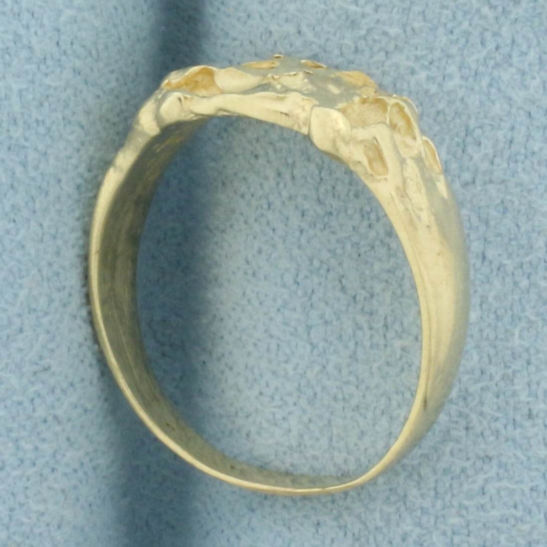 Nugget Pinky Ring in 14k Yellow Gold - 3