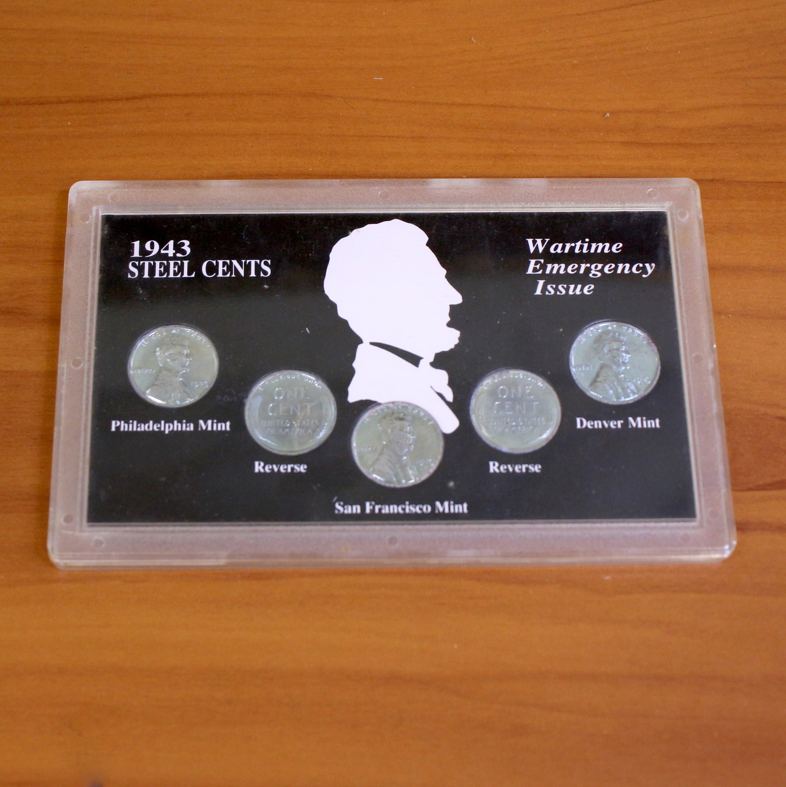 1943 Wartime Emergency Issue Steel Cents Coins (1 of 2)
