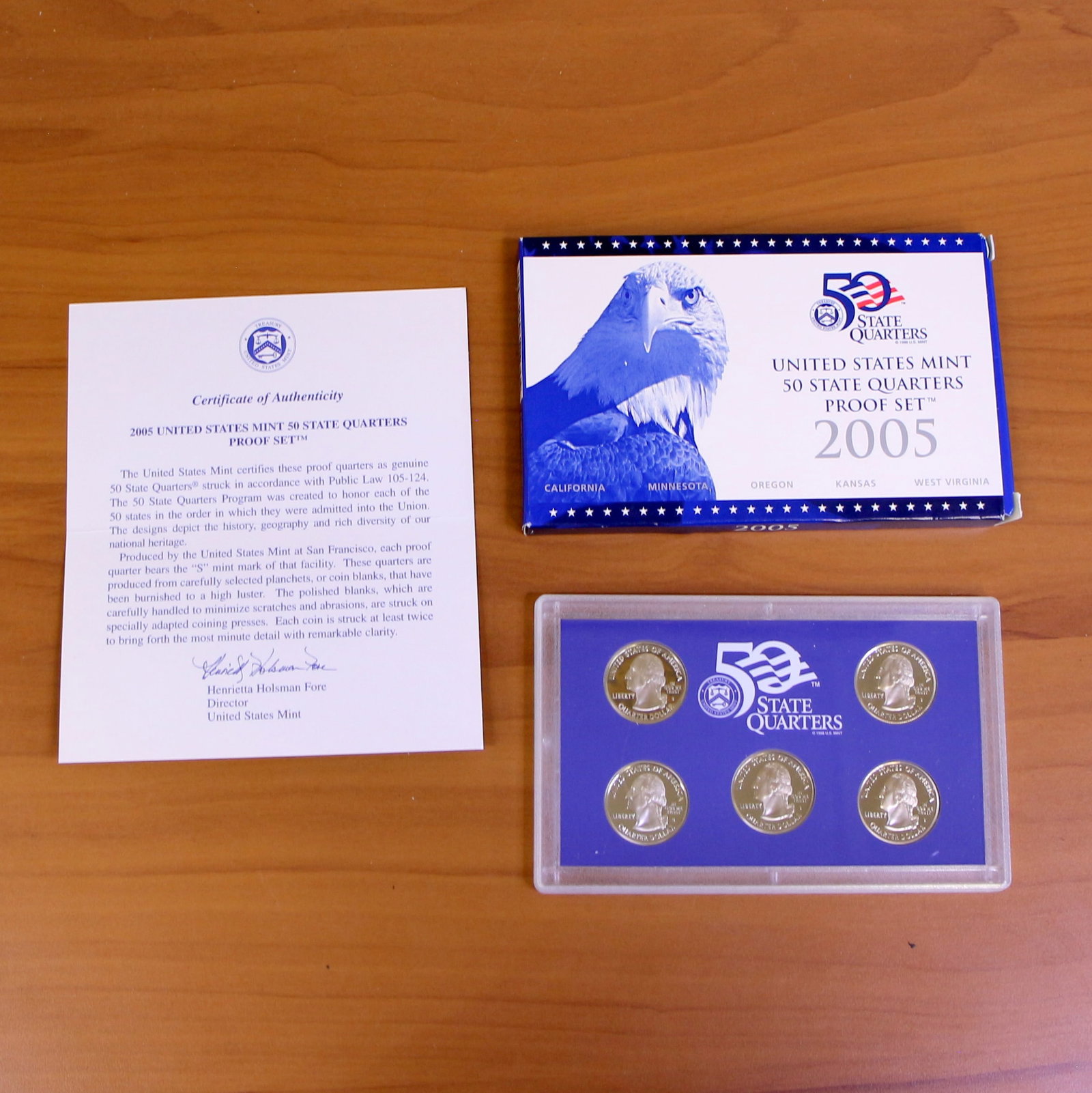 US Mint State Quarters Proof Set