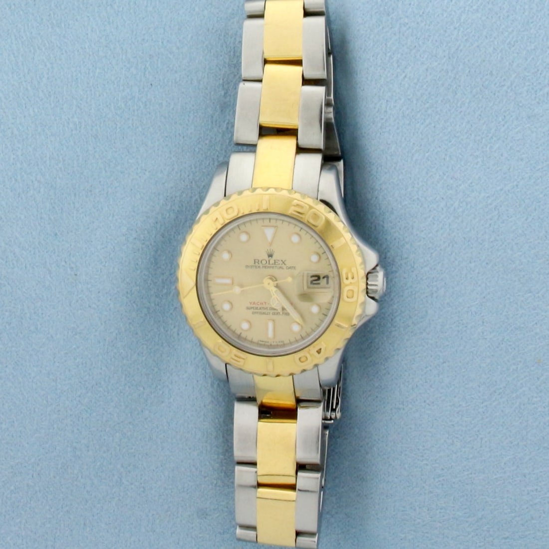 Ladies Rolex Yacht-Master Watch Two Tone 69623 (1 of 8)