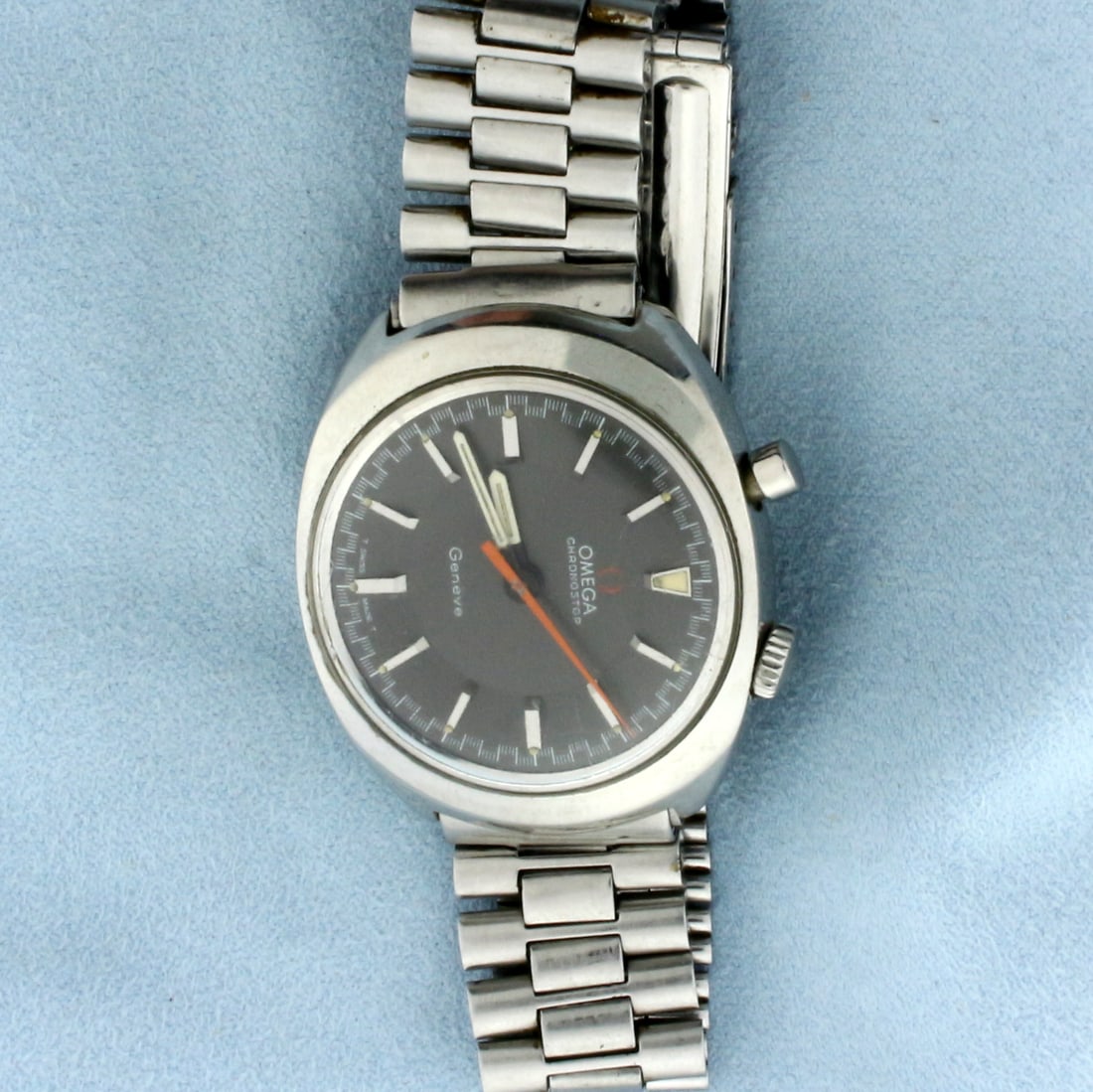 Omega Chronostop Drivers Sideways Automatic Watch Circa 1967 Model 145.010 (1 of 5)