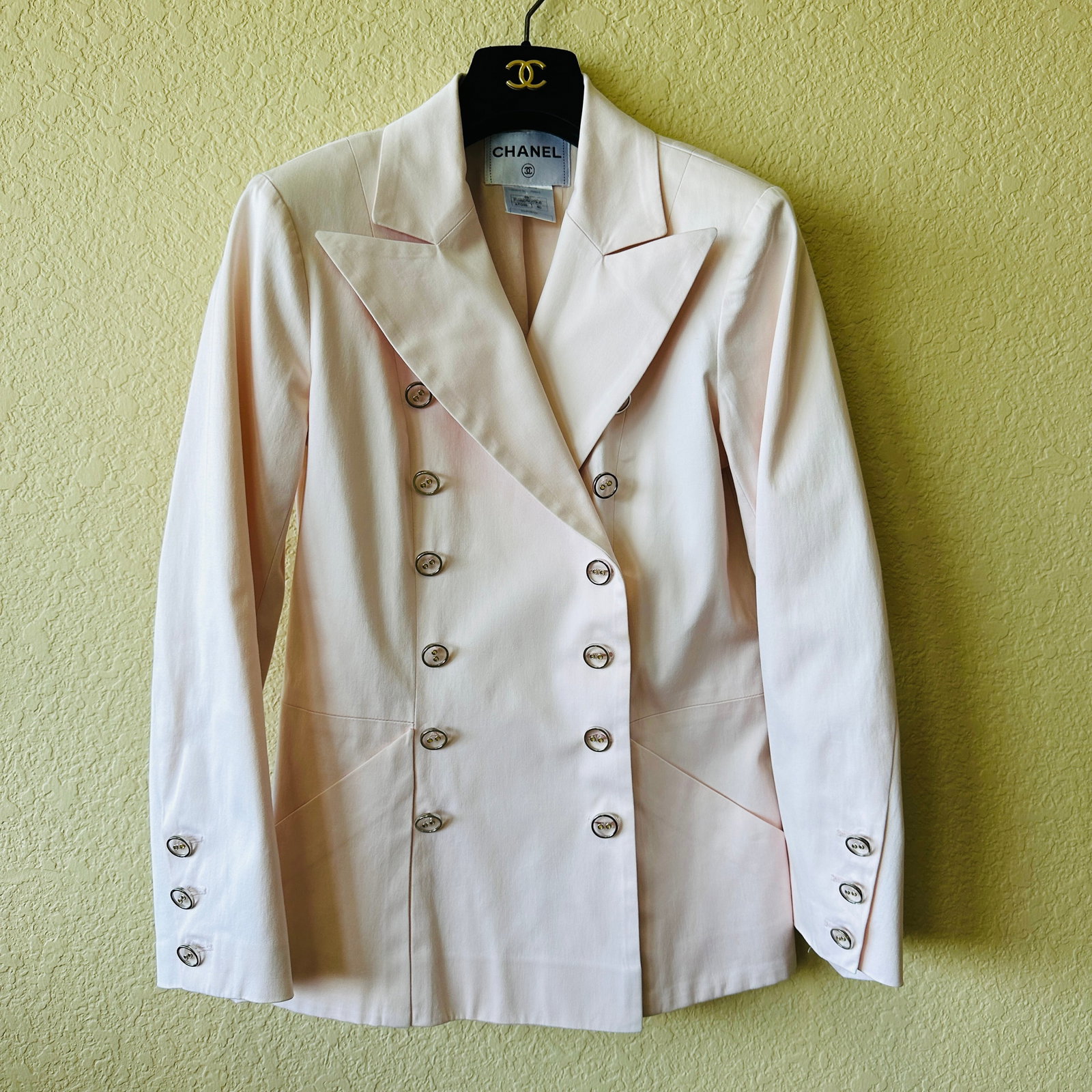 Chanel Runway 09C Baby Pink Blazer Jacket 40 (1 of 7)