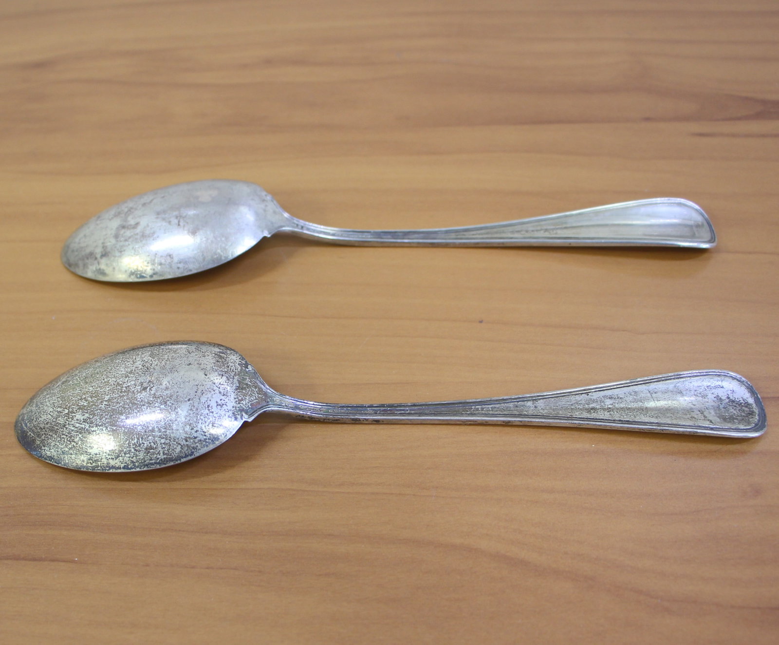 Set Of Two Watson Sterling Silver Serving Spoons - 3