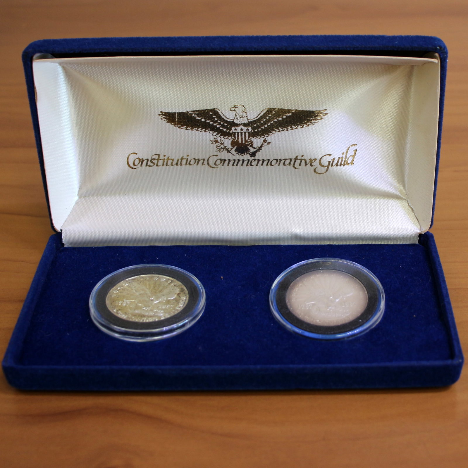 1987 Constitution Commemorative Guild Silver Coin Set Original Packaging (1 of 3)