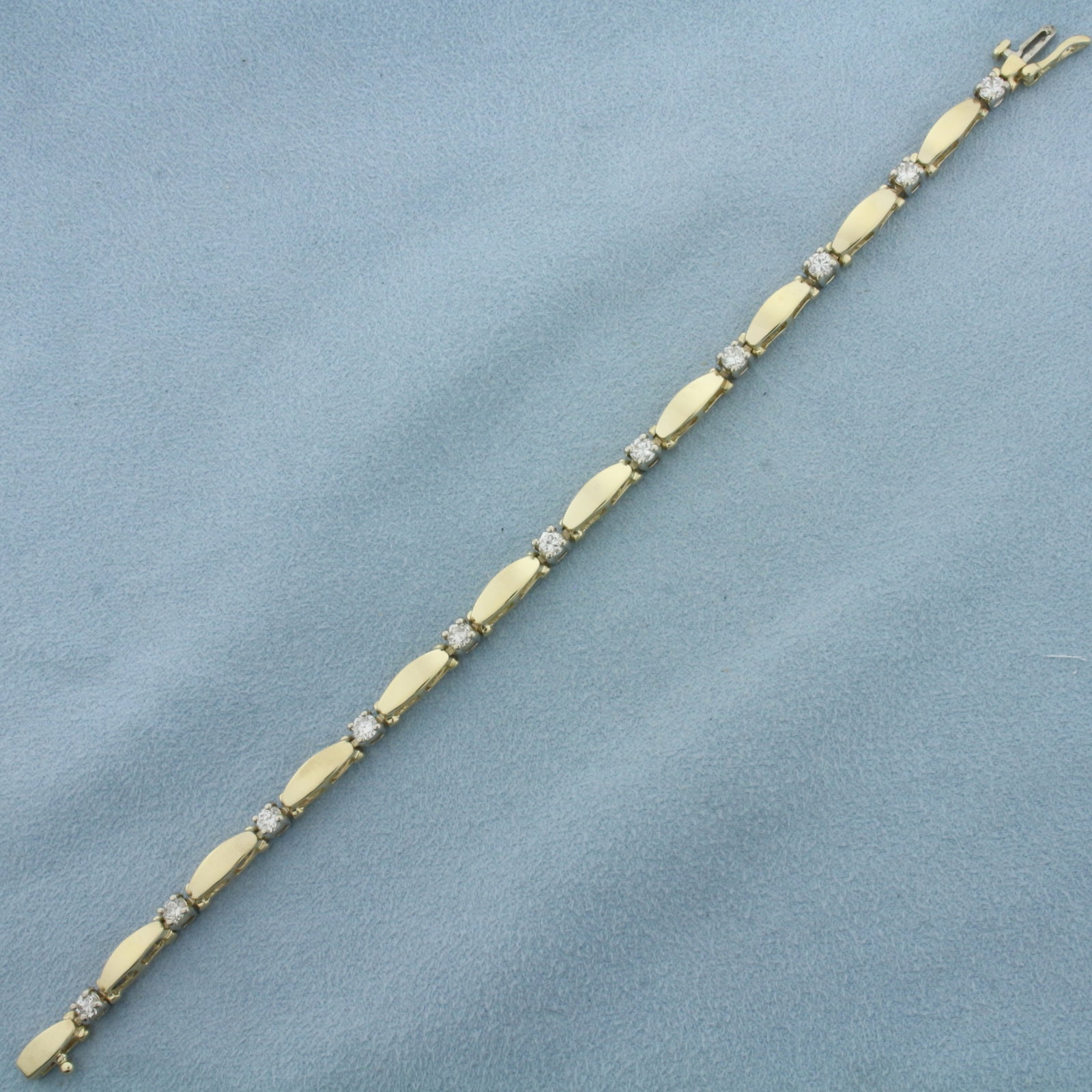 Diamond Bracelet in 14k Yellow Gold (1 of 2)