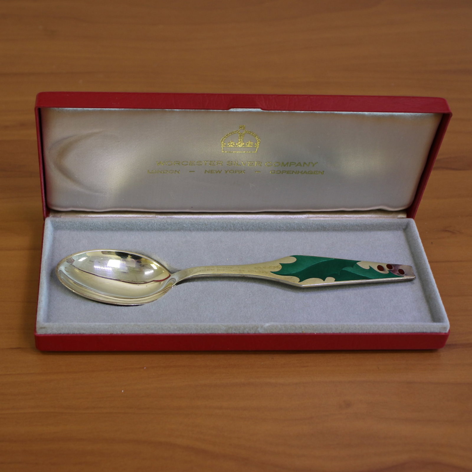 Sorenco Denmark 1968 Sterling Silver Christmas Spoon