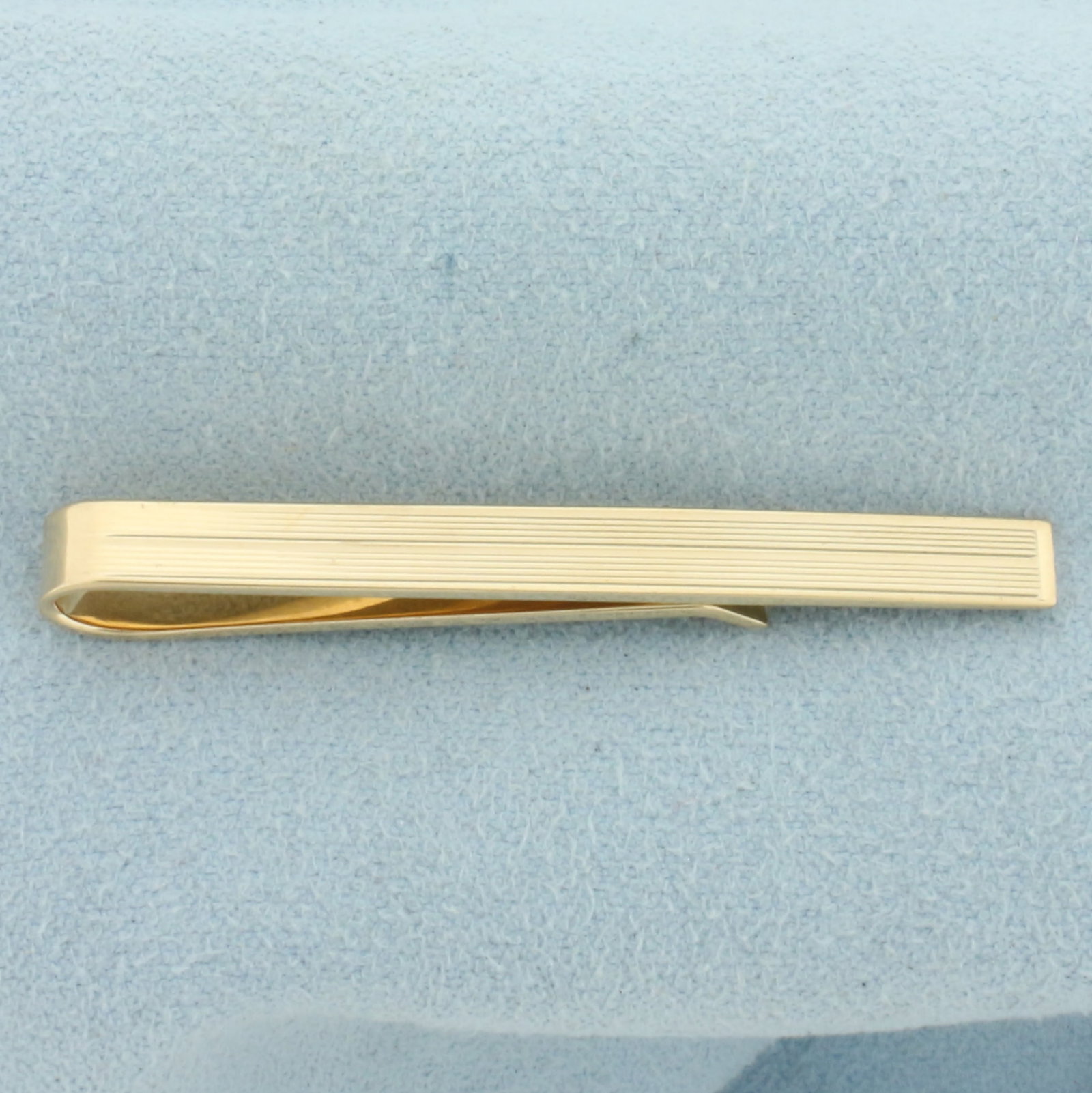 Tiffany and Co. Bar Tie Clip in 14k Yellow Gold