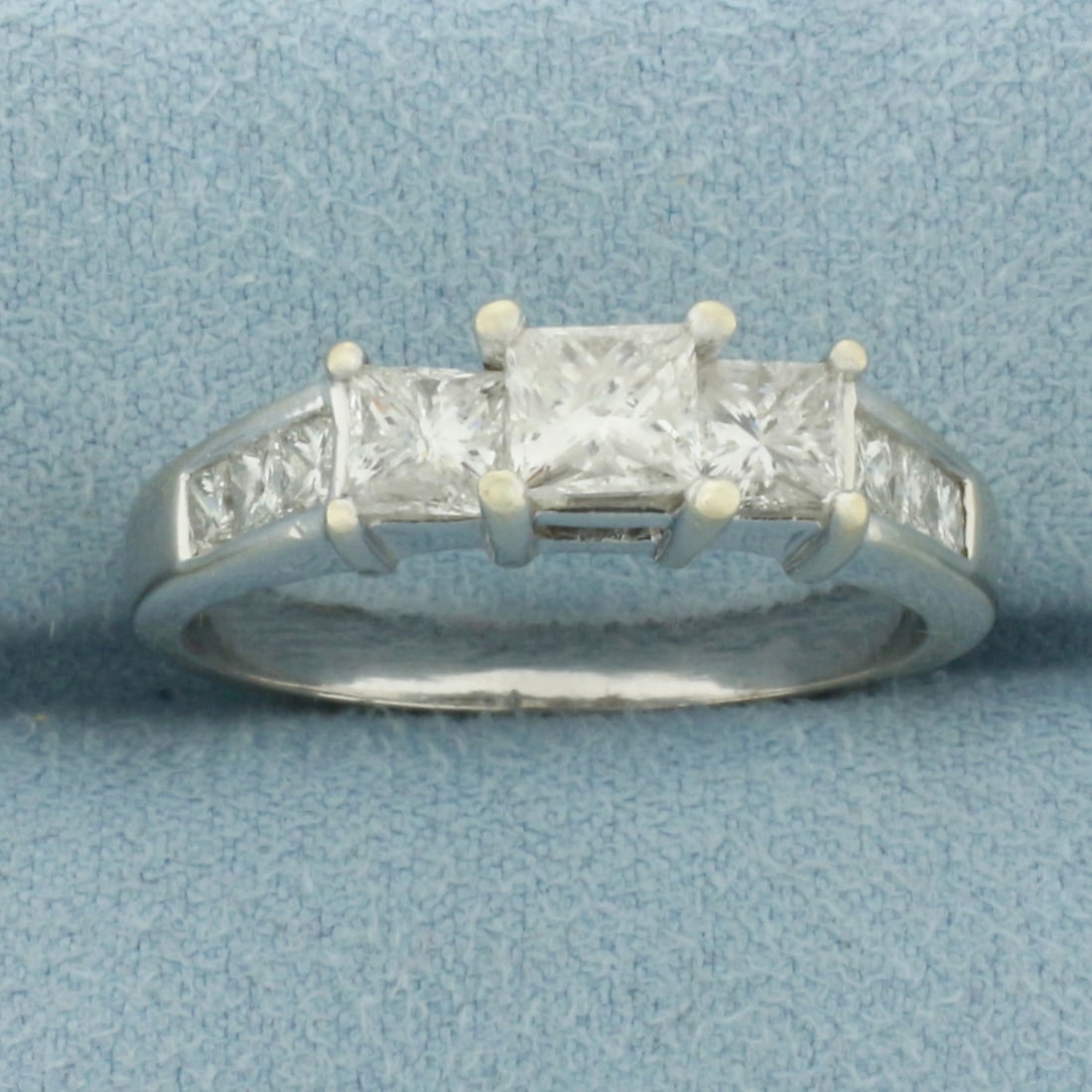 EGL Certified Diamond Engagement Ring in 14k White Gold