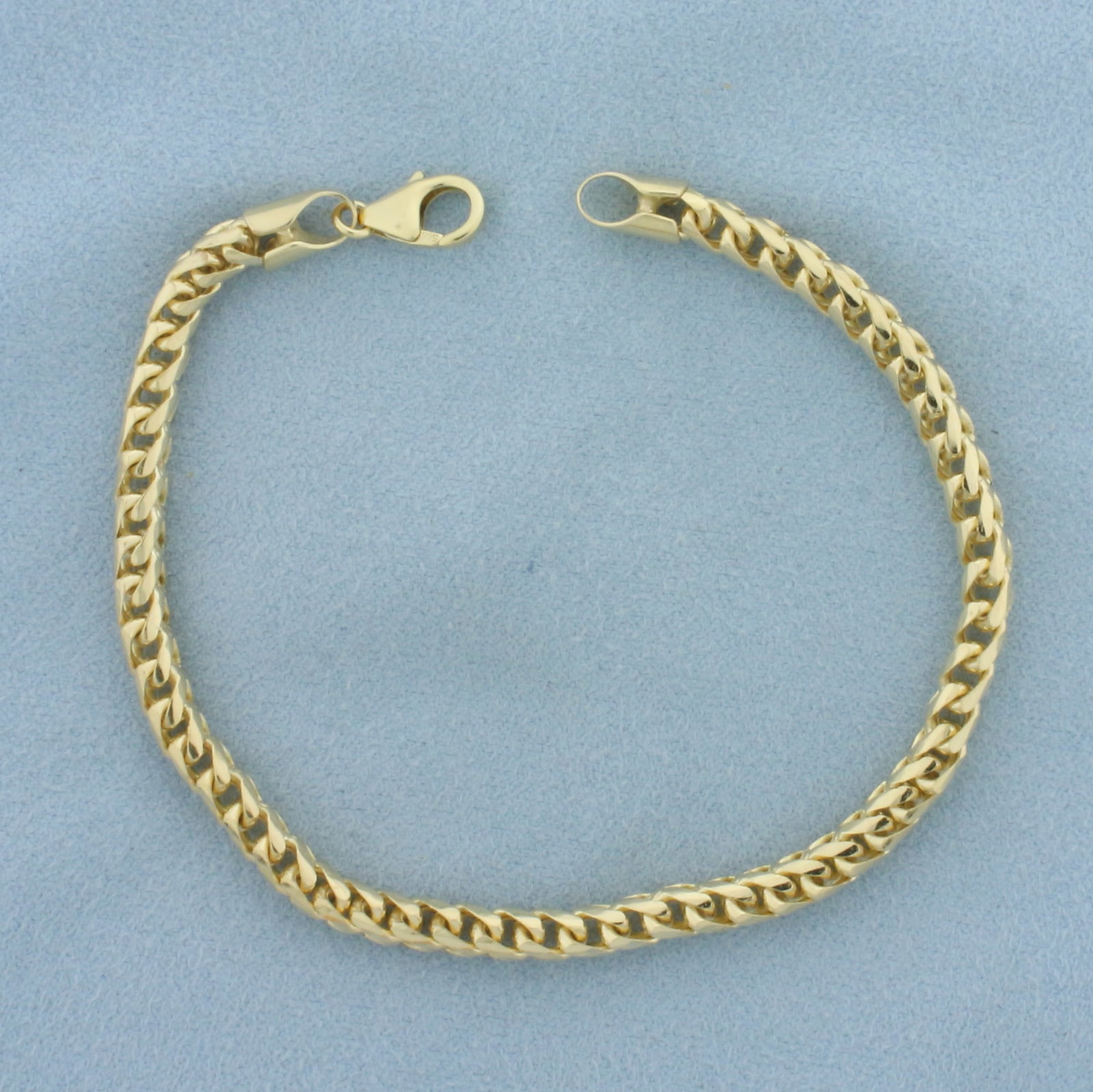 Foxtail Link Bracelet in 14k Yellow Gold