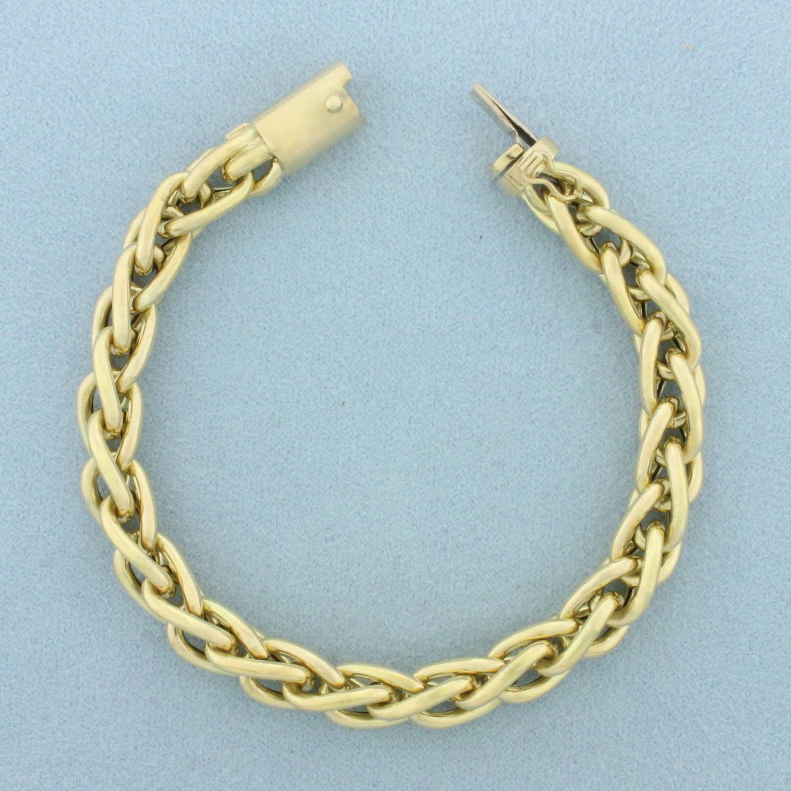 Foxtail Bracelet in 14k Yellow Gold