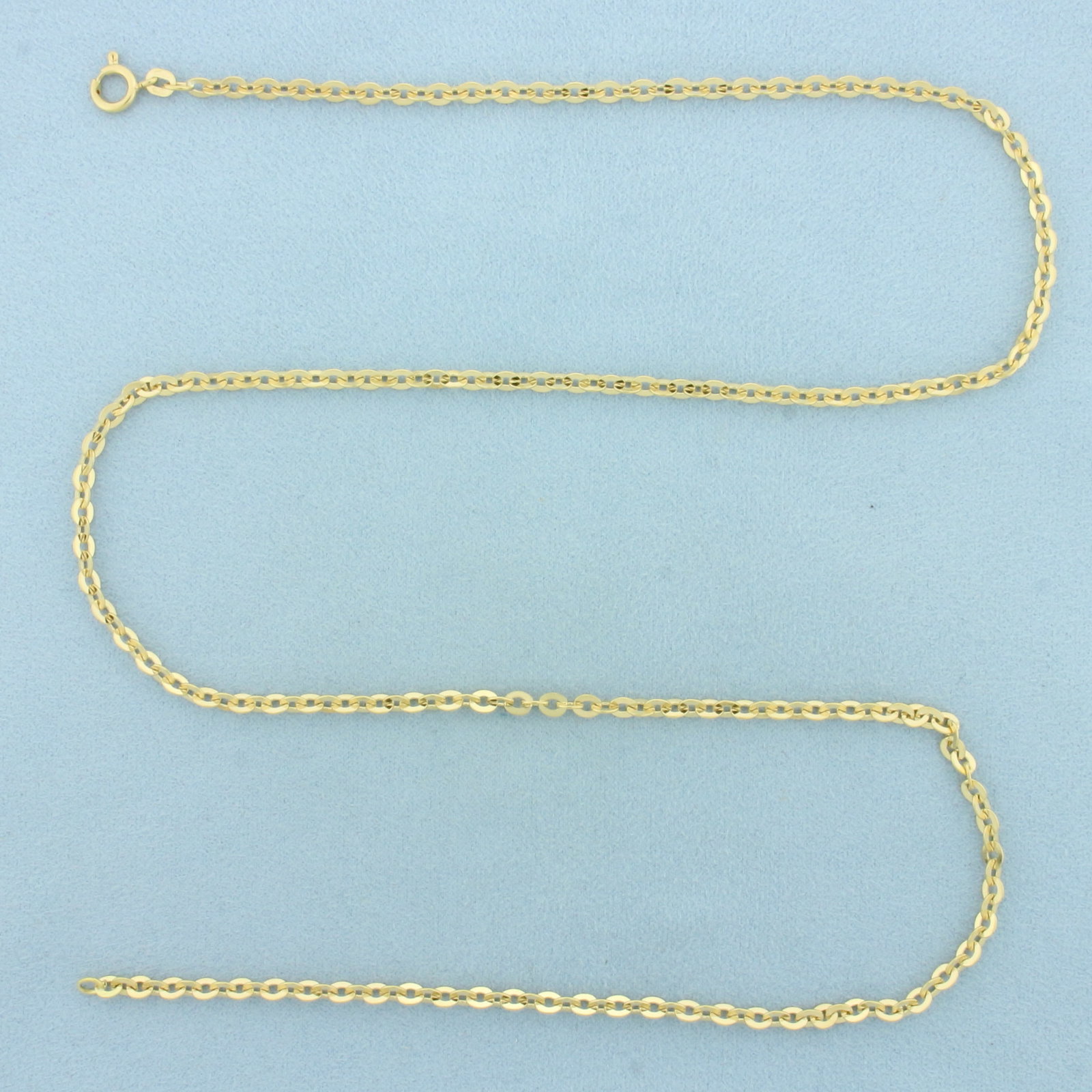 24 Inch Cable Link Chain Necklace in 18k Yellow Gold (1 of 2)
