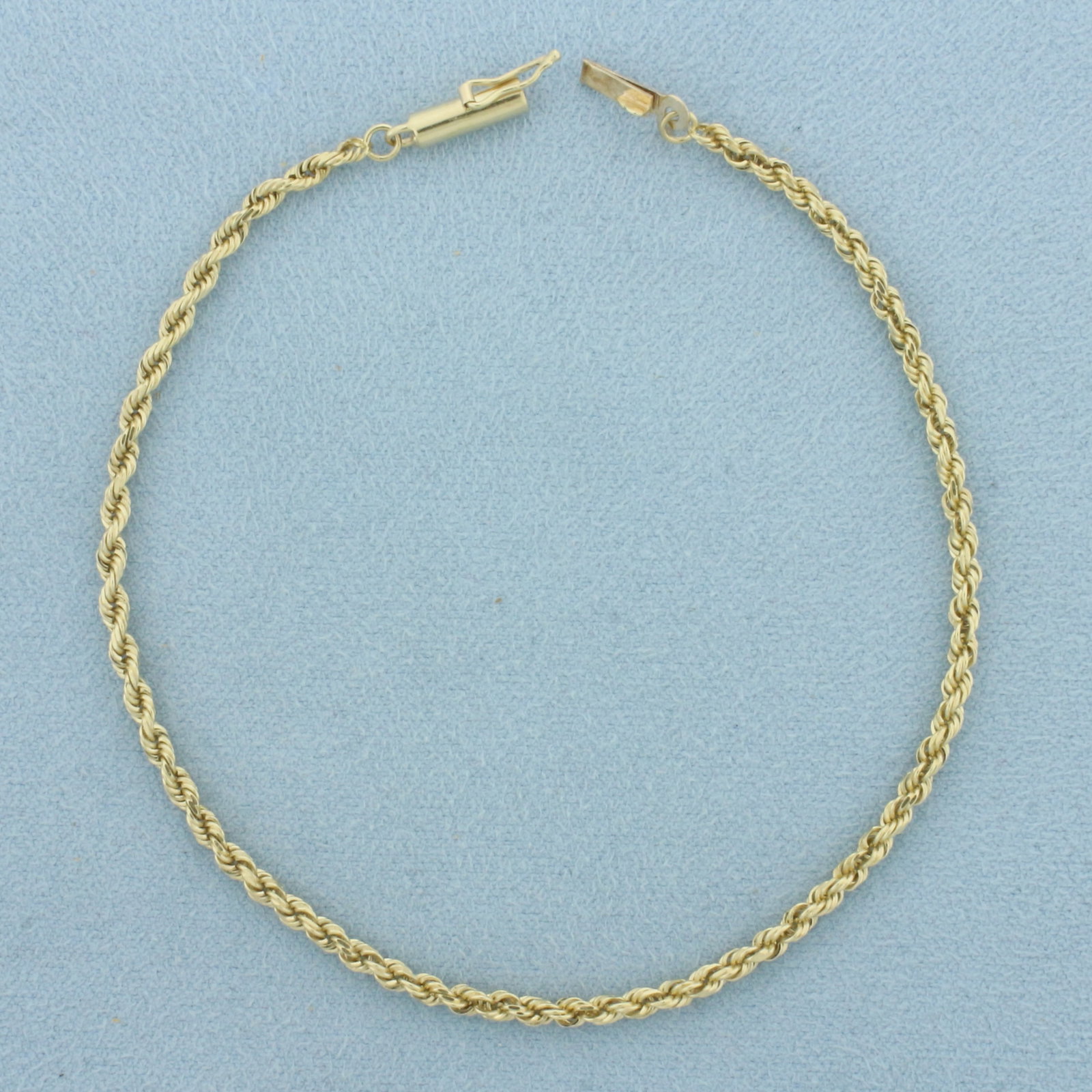 Rope Link Bracelet in 14k Yellow Gold