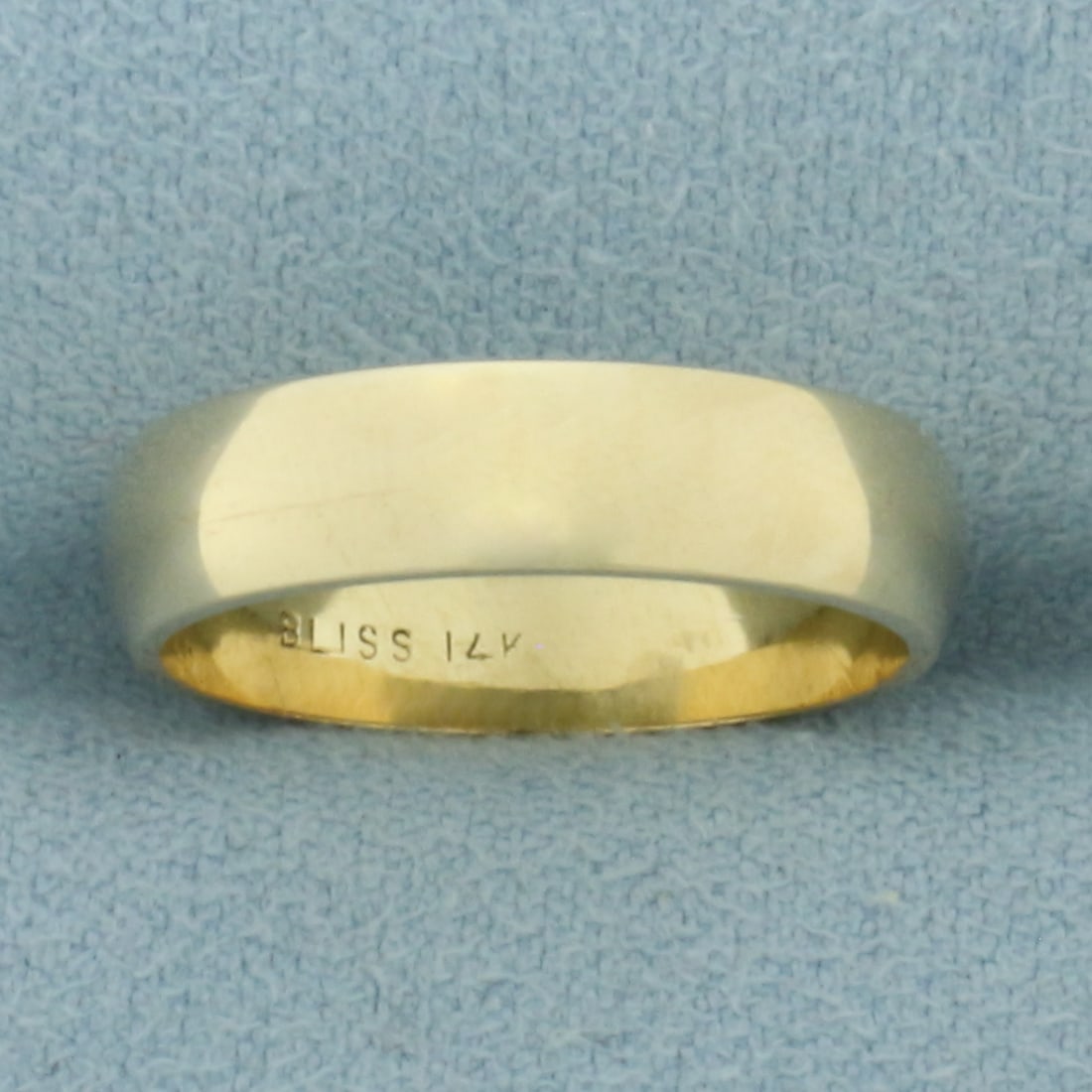 Women's High Polish Wedding Band Ring in 14k Yellow Gold