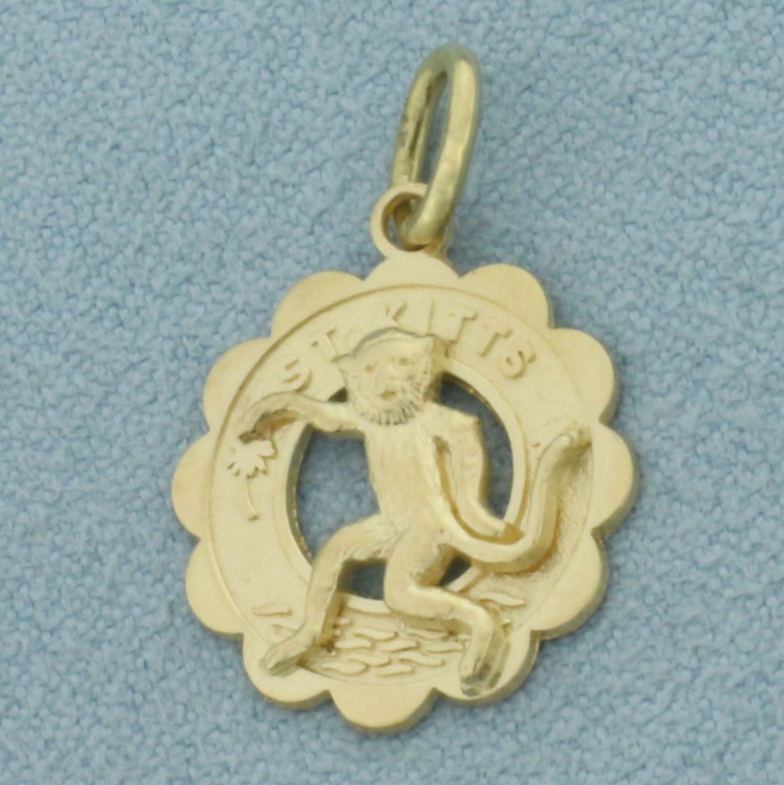 St. Kitts Charm in 14k Yellow Gold