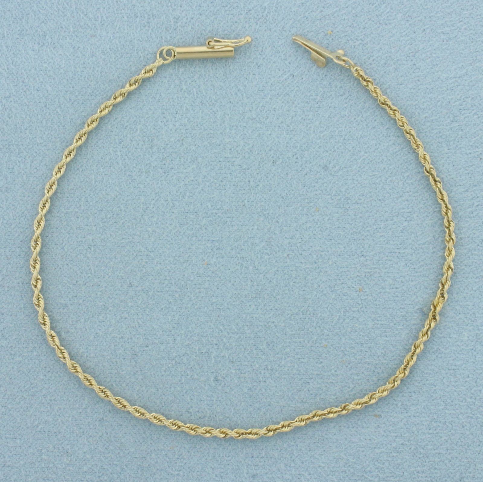 Rope Link Bracelet in 14k Yellow Gold