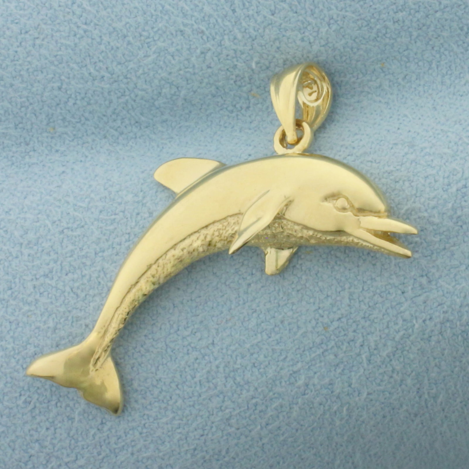 Dolphin Pendant in 14k Yellow Gold