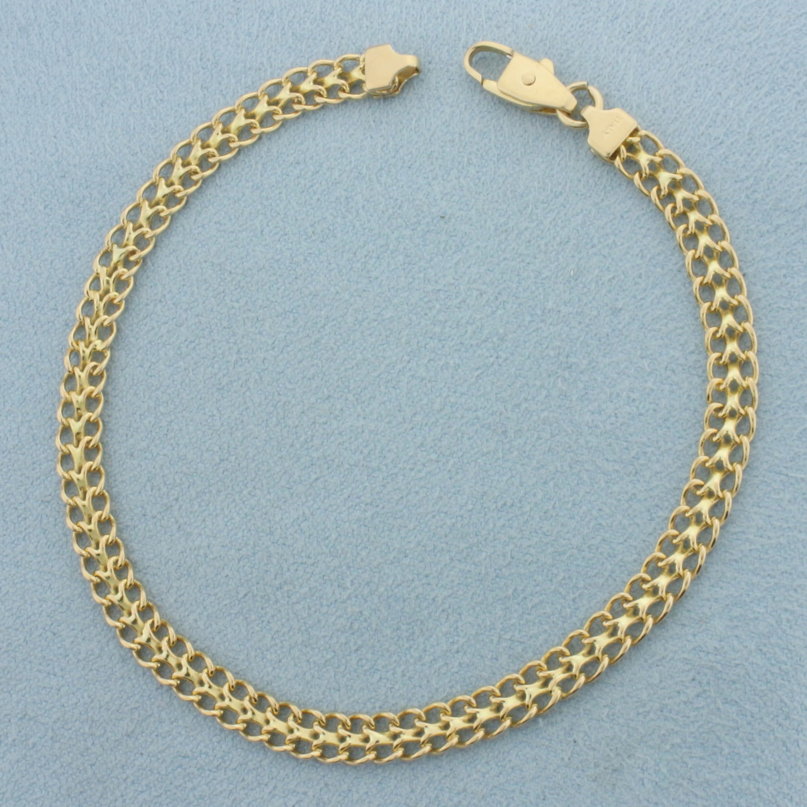 Bismark Link Bracelet in 14k Yellow Gold