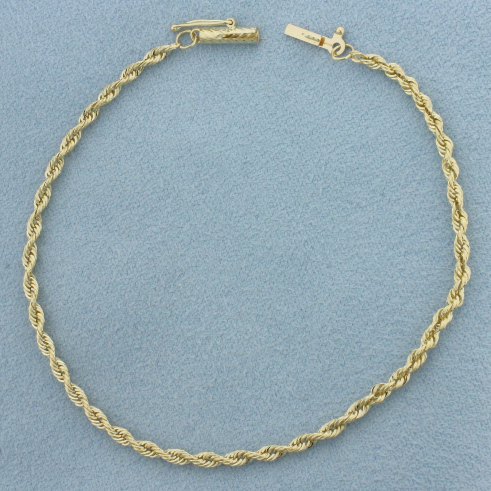 Rope Bracelet in 14k Yellow Gold