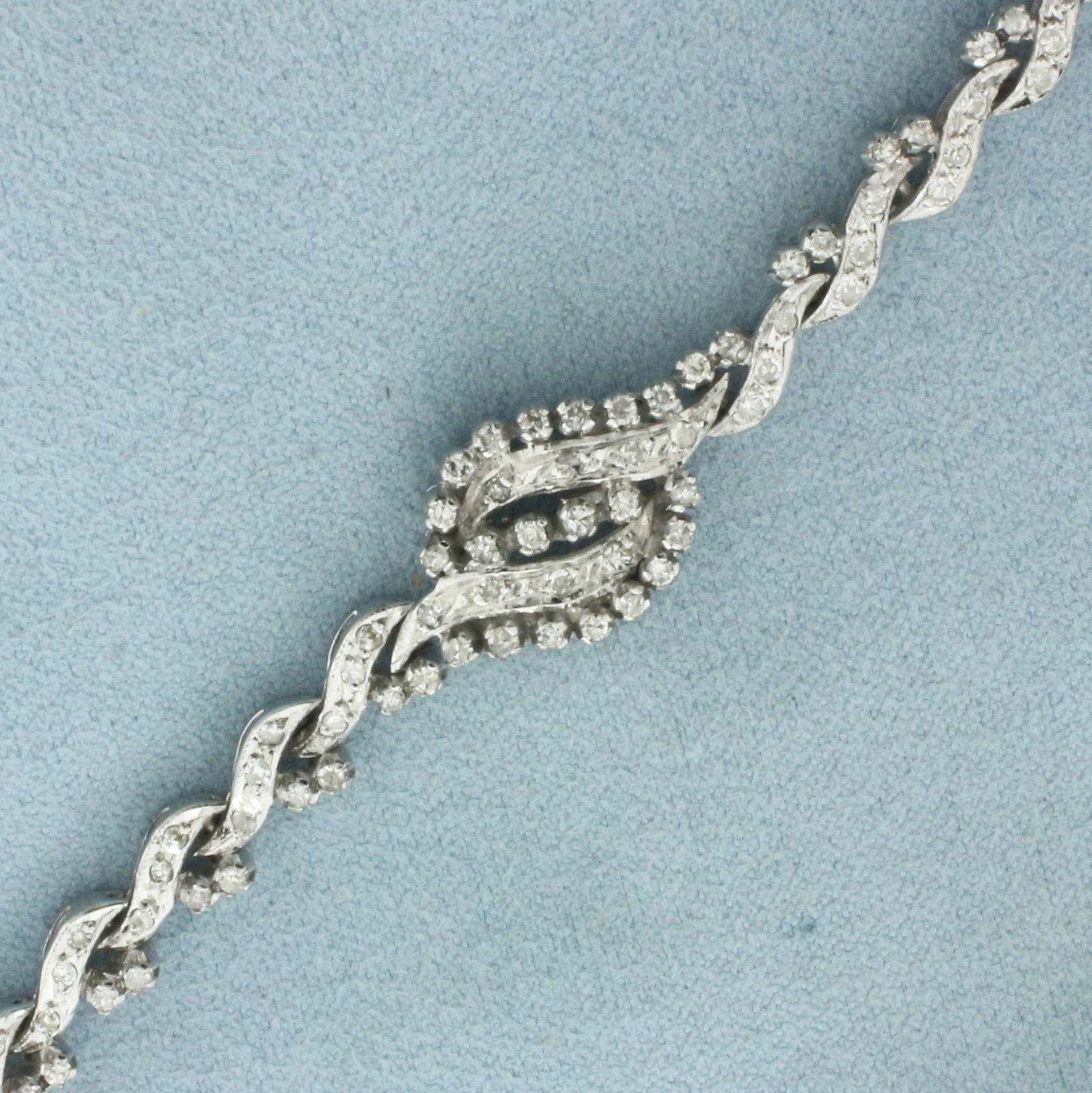 Diamond Bracelet in 14k White Gold (1 of 2)