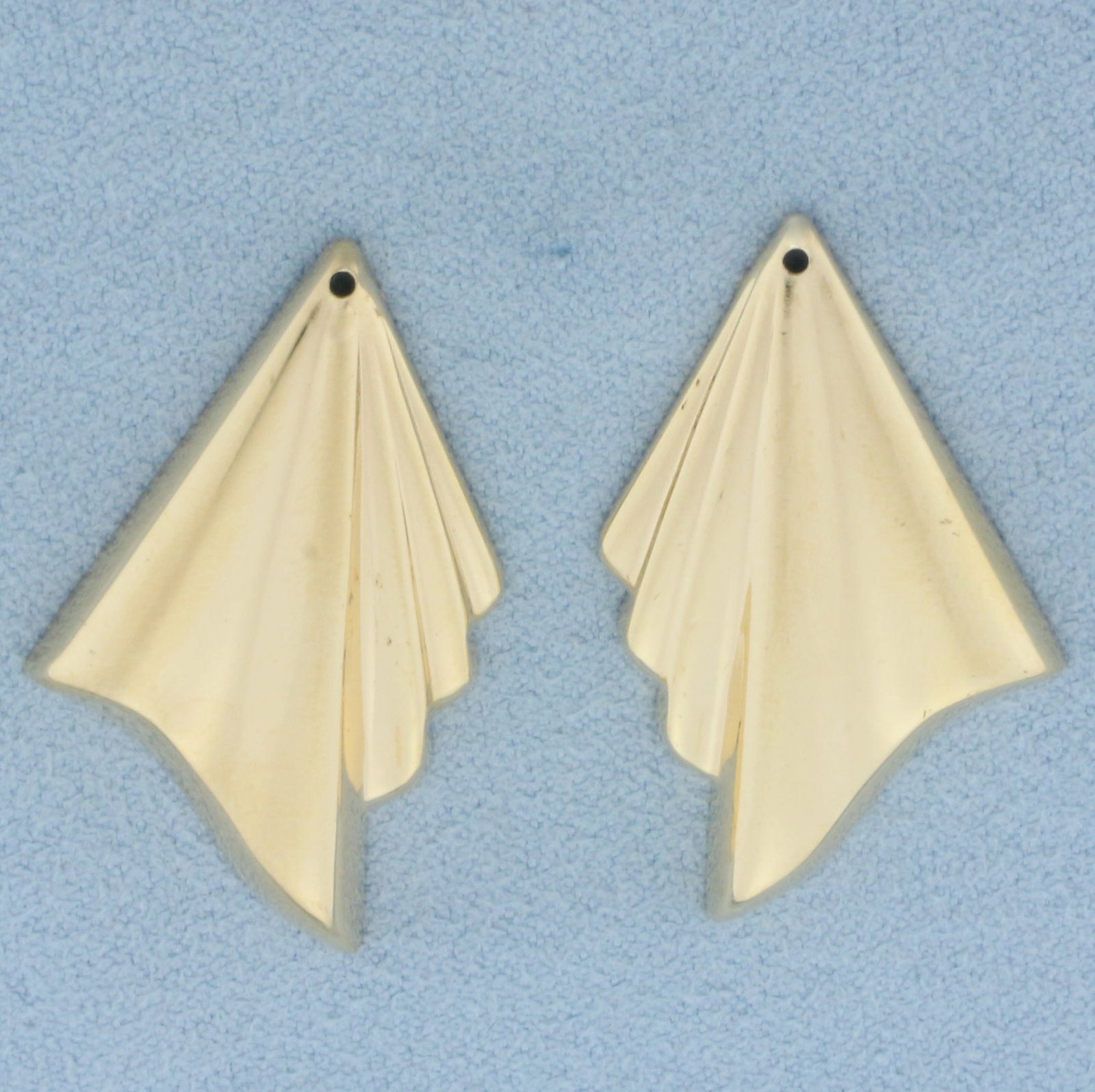 Stud Earring Jacket Enhancers in 14k Yellow Gold (1 of 2)