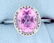 Classic 2.40CT Pink Topaz & Diamond Ring
