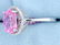 Classic 2.40CT Pink Topaz & Diamond Ring - 2