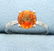 Azotic Topaz and diamond ring