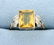 Vintage 5 Carat Citrine and Diamond Ring