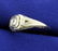 18K Vintage Filigree Diamond and Sapphire Ring - 3